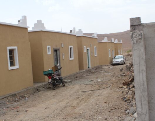 تجزئة سكنية نموذجية للمتضررين من الزلزال في ورزازات