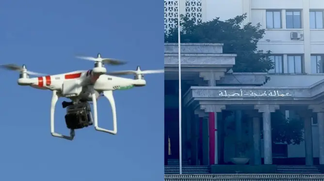 سلطات طنجة تحارب البناء العشوائي بطائرات “الدرون”