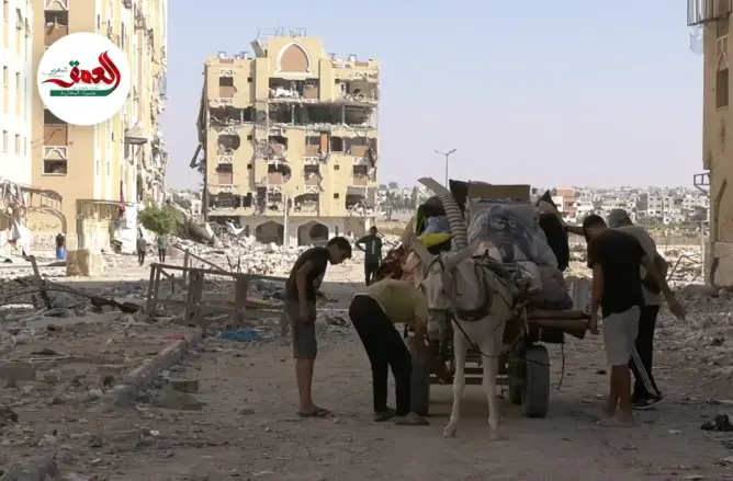 كاميرا “العمق” ترصد الدمار وأحوال الفلسطينين بقطاع غزة