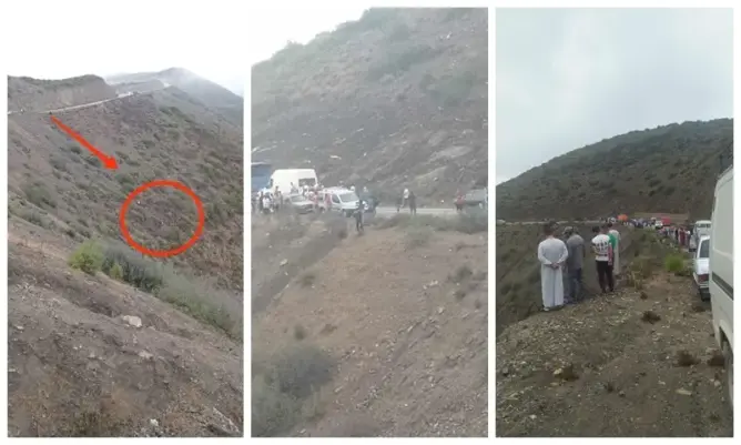 مصرع 4 أشخاص ونجاة طفلة في سقوط سيارة بمنحدر سحيق بضواحي شفشاون