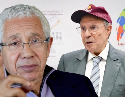 صورة مركبة لـ "المندوب السامي للتخطيط، أحمد الحليمي" ومالك شركة شمس للإشهار نور الدين عيوش