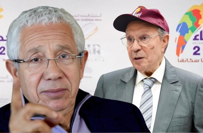 صورة مركبة لـ "المندوب السامي للتخطيط، أحمد الحليمي" ومالك شركة شمس للإشهار نور الدين عيوش