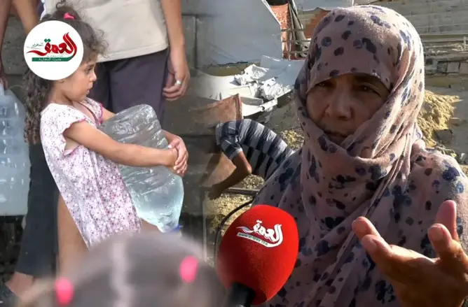 العطش يهدد حياة الناجين من القصف بغزة