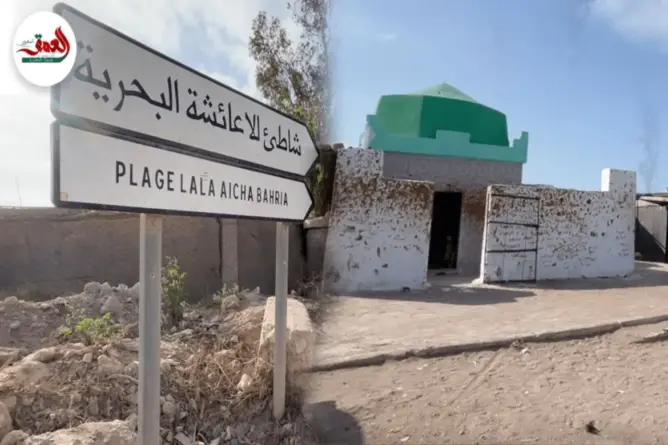 مقاهي ضريح عائشة البحرية مهددة بالهدم