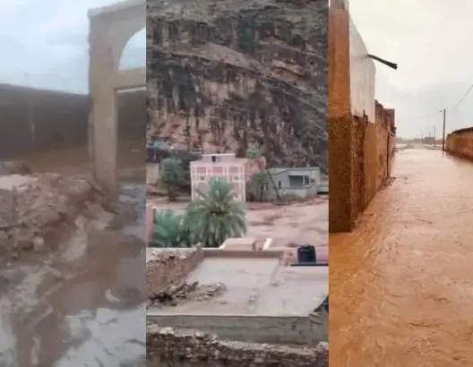 سلطات طاطا: 4 قتلى و14 مفقودا على إثر السيول الجارفة بالإقليم