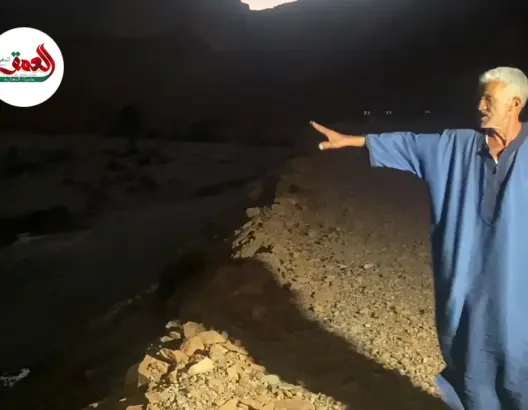 السيول تدمر عشرات الآبار بطاطا