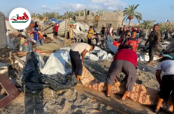 دُفنوا تحت الرمال.. ناجون من مجزرة المواصي بغزة يروون لـ”العمق” شهادات مرعبة (فيديو)