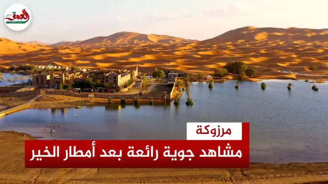 أمطار الخير تحول “ضاية ياسمينة” بمرزوكة إلى واحة غنّاء