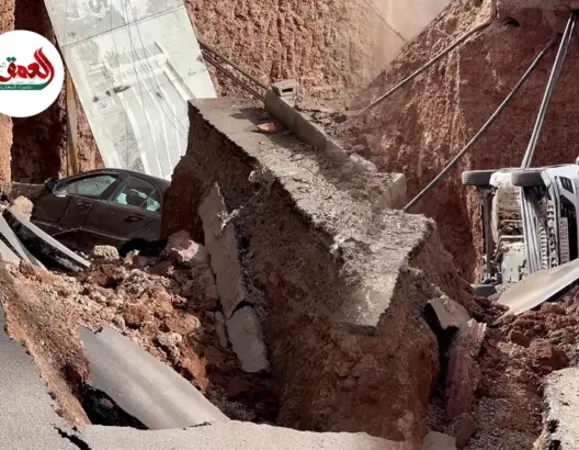 انهيار ورش عمارة يتسبب في سقوط سيارتين بالحي الشتوي بمراكش دون خسائر بشرية