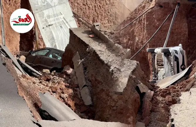 انهيار ورش عمارة يتسبب في سقوط سيارتين بالحي الشتوي بمراكش دون خسائر بشرية
