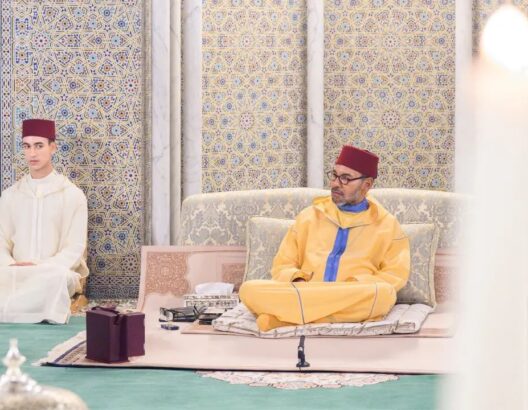 أمير المؤمنين يترأس بالرباط حفلا دينيا إحياء لليلة المولد النبوي الشريف