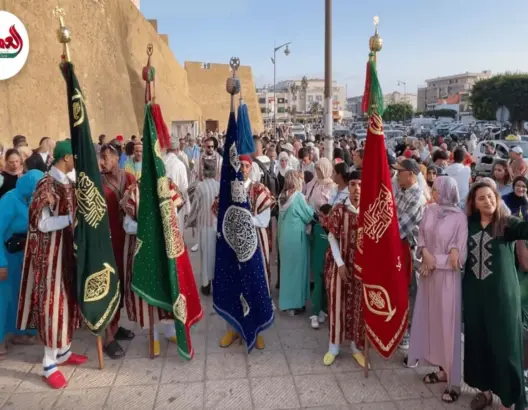احتفالات الطائفة العيساوية بالمولد النبوي بالجديدة