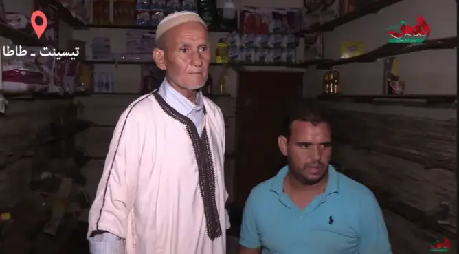 فقدا ملايين السنتيمات.. تاجر وابنه يرويان قصة نجاتهما من سيول طاطا (فيديو)