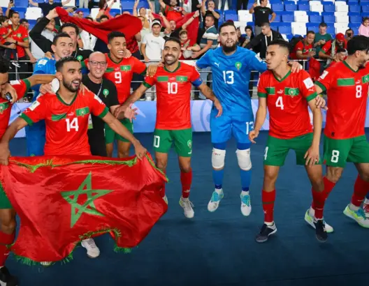 رغم بلوغ ربع نهائي المونديال.. أسود الفوتسال تتراجع في تصنيف “الفيفا”