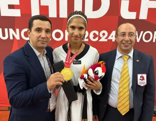 المغربية أمينة الدحاوي تحرز ذهبية بطولة العالم للتايكوندو
