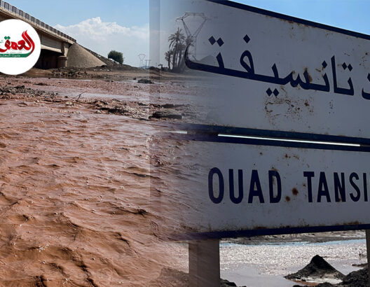 الأمطار الرعدية تعيد الحياة إلى وادي تانسيفت