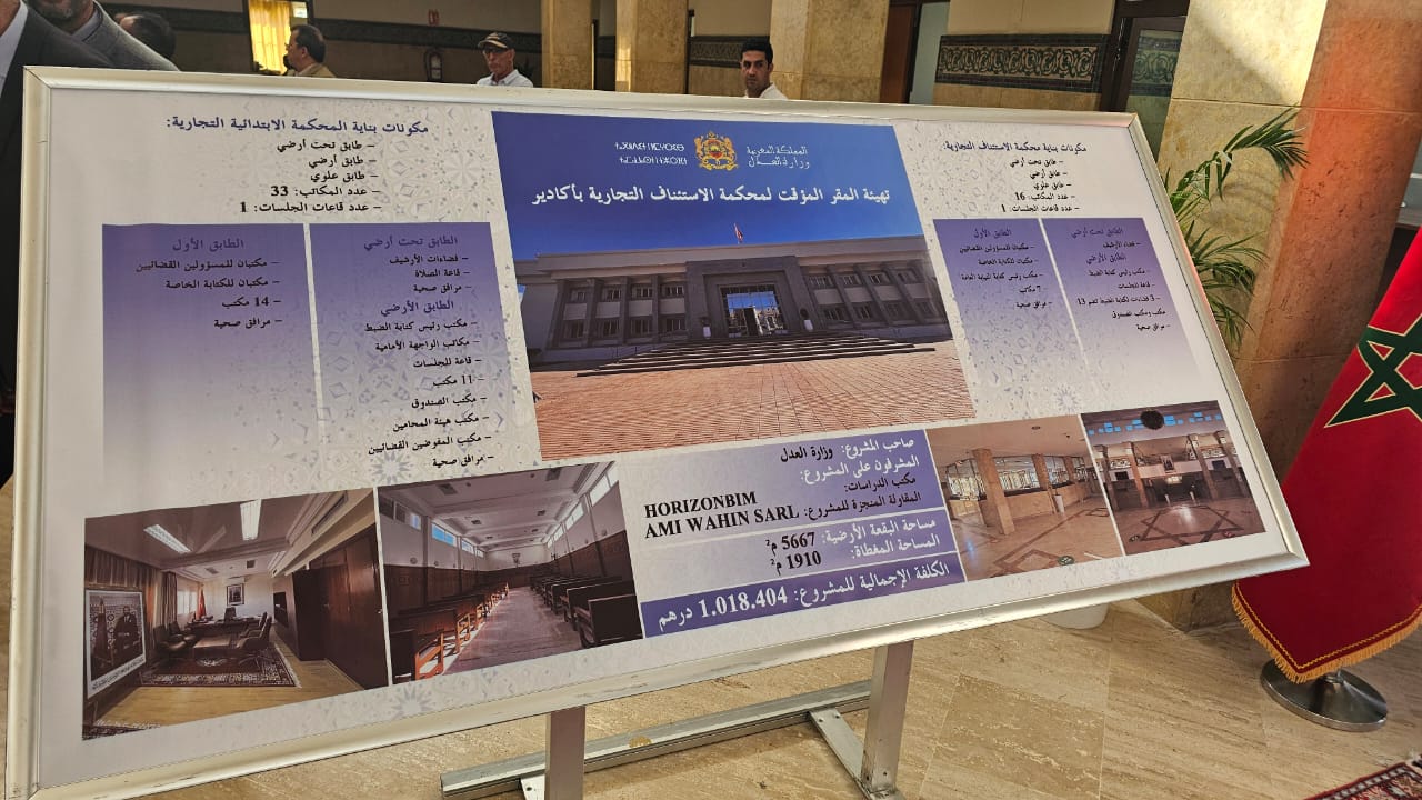 وهبي يُدشن مرافق قضائية جديدة في أكادير