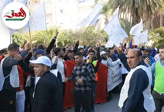 احتجاج صناع الزليج بفاس