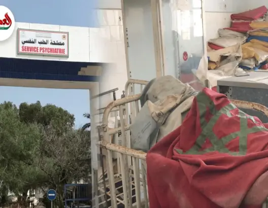 مستشفى بالجديدة يتحول إلى مزبلة