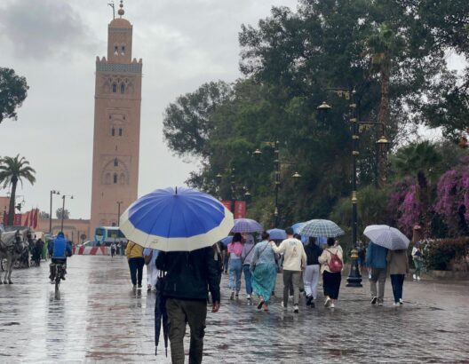 أحوال الطقس بالمغرب/ درجة الحرارة بالمغرب / مراكش / الأمطار / الشتاء/ عاصفة رعدية