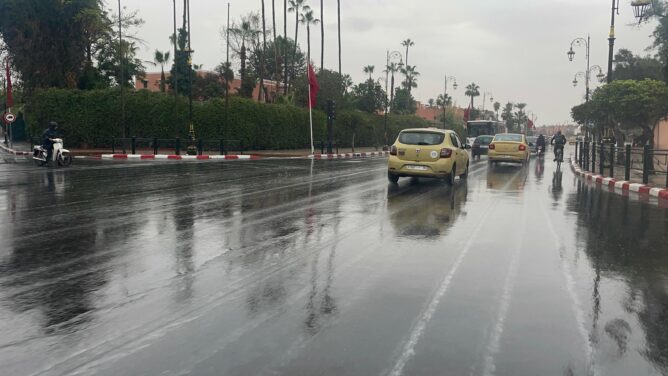 أحوال الطقس بالمغرب/ درجة الحرارة بالمغرب / مراكش / الأمطار / الشتاء/ عاصفة رعدية