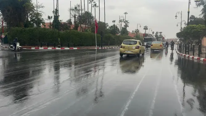 أحوال الطقس بالمغرب/ درجة الحرارة بالمغرب / مراكش / الأمطار / الشتاء/ عاصفة رعدية