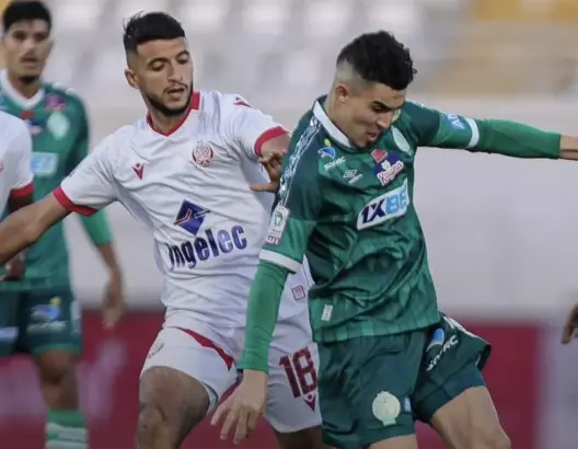 التعادل الإيجابي يحسم ديربي البيضاء بين الرجاء والوداد
