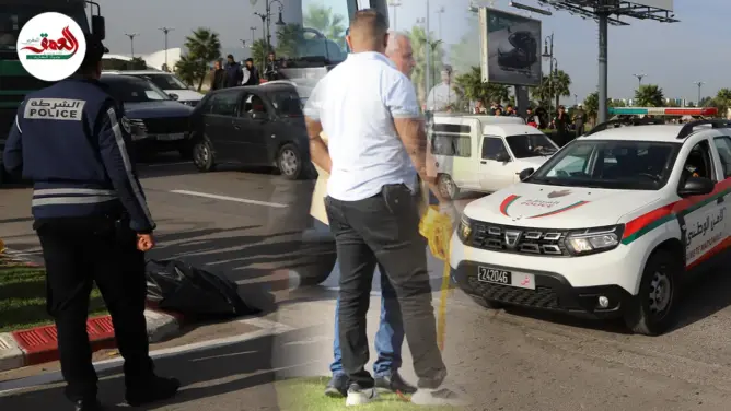 سقطت من سيارة للطب الشـرعي.. استنفار أمني بطنجة بعد العثور على أعضـاء بشرية وسط الطريق