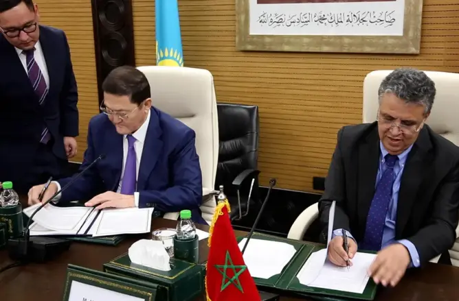 وهبي والمدعي العام بكازاخستان يوقعان 3 اتفاقيات لتعزيز التعاون القضائية