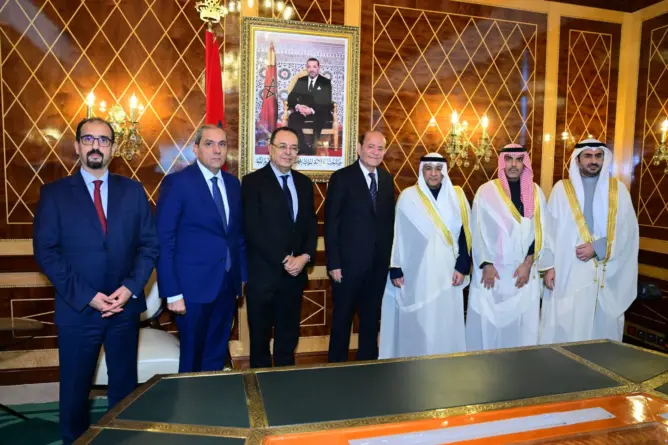 النائب الأول لرئيس مجلس المستشارين يستقبل الأمين العام لمجلس التعاون لدول الخليج العربية