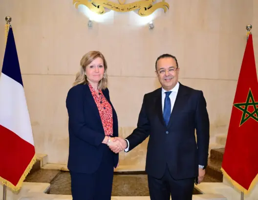 نائب رئيس مجلس المستشارين يجري مباحثات مع رئيسة الجمعية الوطنية الفرنسية