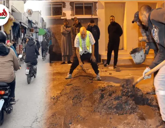 بناء مطبات لتخفيف سرعة الدراجات