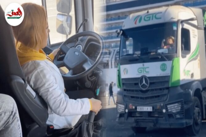 نهيلة.. شابة مغربية تكسر القيود وتقتحم عالم سياقة الشاحنات الثقيلة