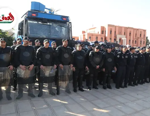 ولاية أمن مراكش تجند جل عناصرها وترفع درجة التأهب لتأمين احتفالات رأس السنة