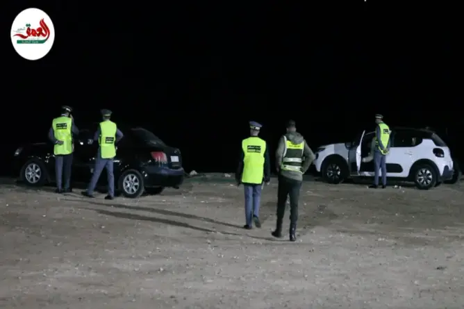 حملة تمشيط أمنية تحجز ممنوعات ليلة رأس العام