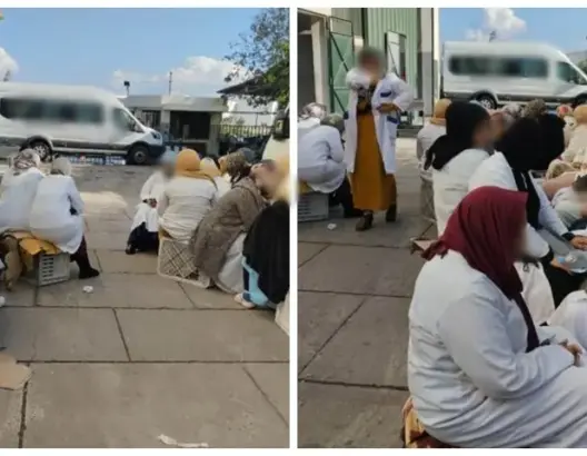 لليوم الثالث تواليا.. تأخر الرواتب يدفع 100 عاملة بشركة في برشيد للإضراب (صور)
