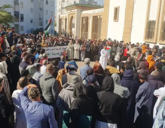 أزيد من 115 مظاهرة بالمغرب تنديدا بإحراق الاحتلال لمستشفيات غزة.. ومطالب بإنقاذ أرواح المرضى