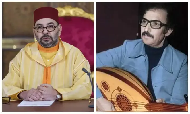 الملك معزيا أسرة الفنان بن عبد السلام: أعماله وألحانه ستظل خالدة في ذاكرة الأجيال