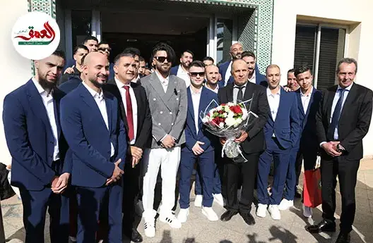 وصول بعثة المنتخب المغربي