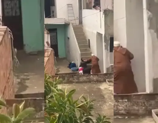 فيديو صادم لرجل يعتدي على سيدة وطفلتها بتطوان يشعل مواقع التواصل الاجتماعي