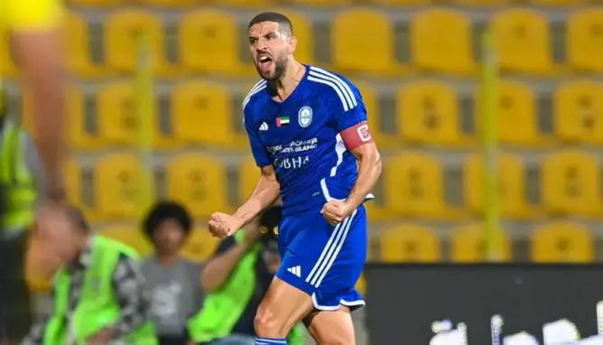 تاعرابت يطلب الرحيل عن النصر الإماراتي.. ومدربه ينفي أنباء الخلاف