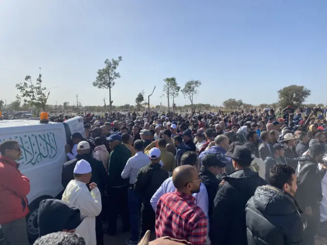 تشييع جثمان الفنان بلمودن بأكادير