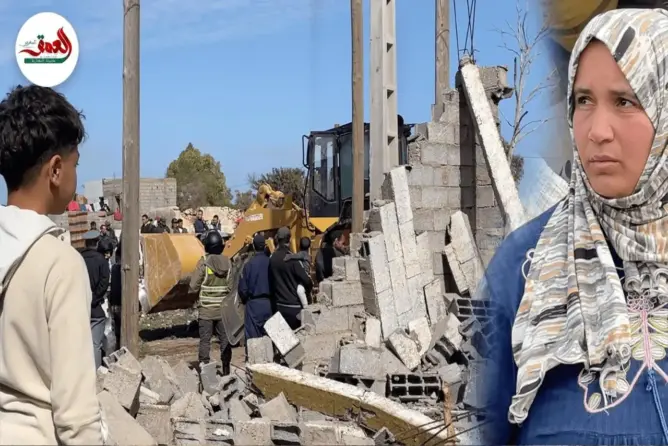 زوجان يستنكران هدم سلطات الجديدة لمنزلهما بدون إشعار