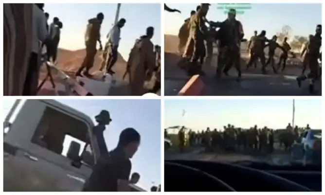 الأوضاع تشتعل مجددا بتندوف.. اندلاع اشتباكات بين مسلحي “البوليساريو” والأمن الجزائري (فيديو)