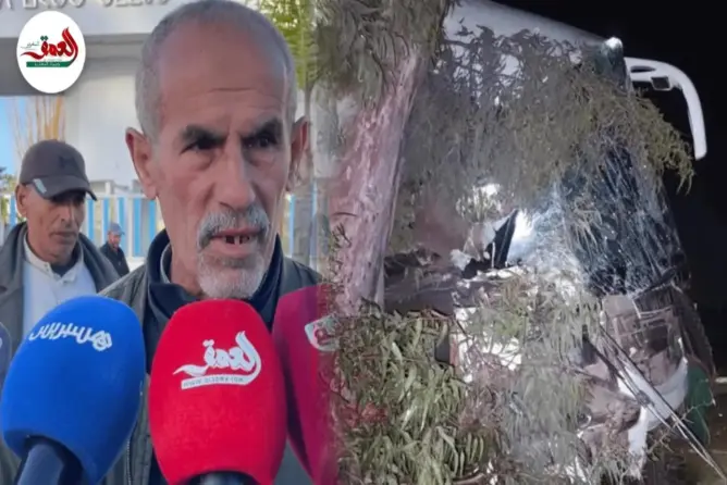 زوج ضحية حادثة حافلة الجديدة يروي التفاصيل ويطالب بتفقد المستشفى الإقليمي