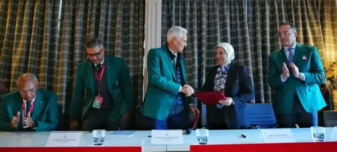توقيع اتفاقية بين الجامعة الملكية المغربية للغولف والوكالة المغربية لمكافحة المنشطات