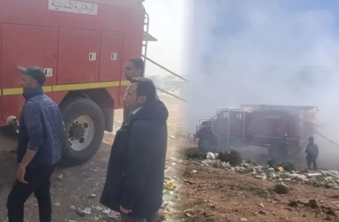 خنيفرة .. حريق يلتهم غابة مولاي بوعزة واستنفار واسع لإخماده