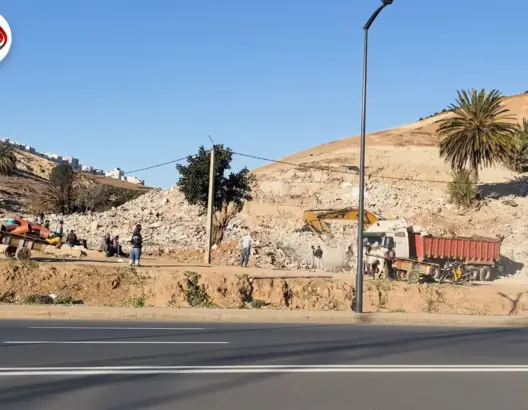 هكذا أصبح حي عنق الجمل بسلا بعد الهدم