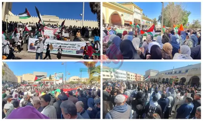 “خطة ترامب” وزيارة وزيرة إسرائيلية لمراكش تُخرجان أزيد من 100 مظاهرة بالمغرب (صور)