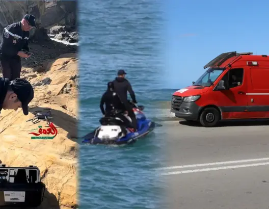 الوقاية المدنية تبحث عن شاب مفقود بشاطئ مرقالة بطنجة